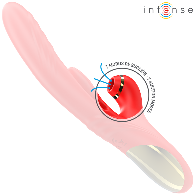 INTENSE - KAROL VIBRADOR MULTIFUNCIÓN EMPUJE & ESTIMULACIÓN & SUCCIÓN ROJO INTENSE FUN