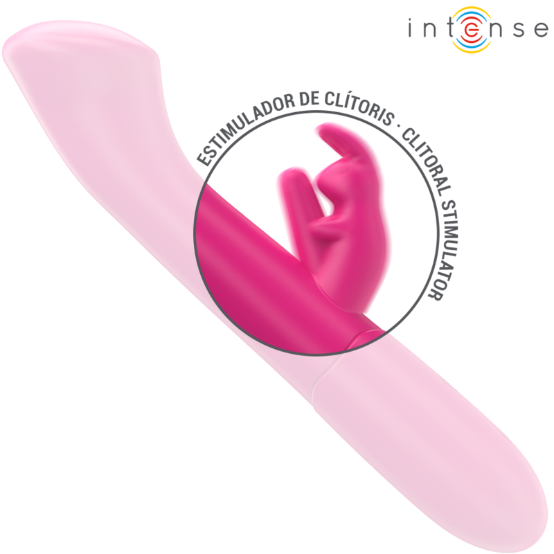 INTENSE - JULIETA VIBRADOR RABBIT 18,6 CM 10 VIBRACIONES ROSA INTENSE FUN