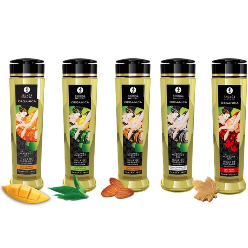 SHUNGA - ACEITE DE MASAJE ORGÁNICO MANGO 240 ML SHUNGA OILS