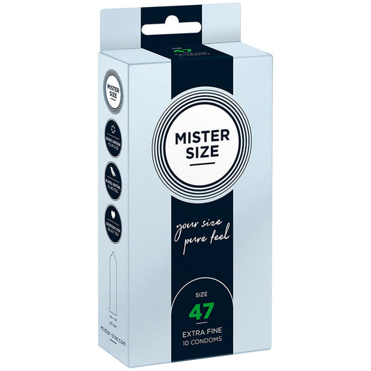 MISTER SIZE - PRESERVATIVOS TALLA XS 47 MM (10 UNIDADES) MISTER SIZE