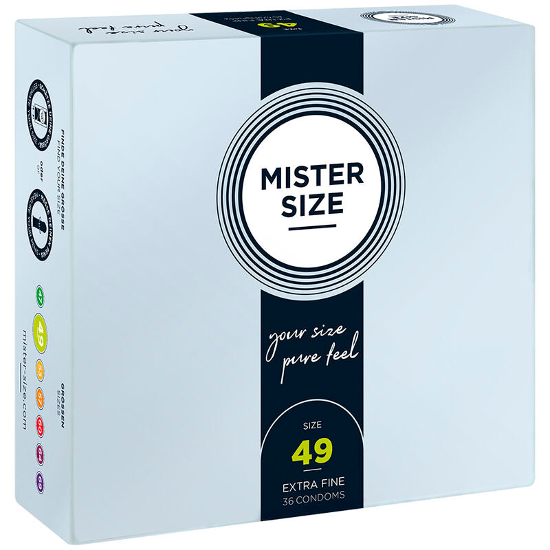MISTER SIZE - PRESERVATIVOS TALLA S 49 MM (36 UNIDADES) MISTER SIZE