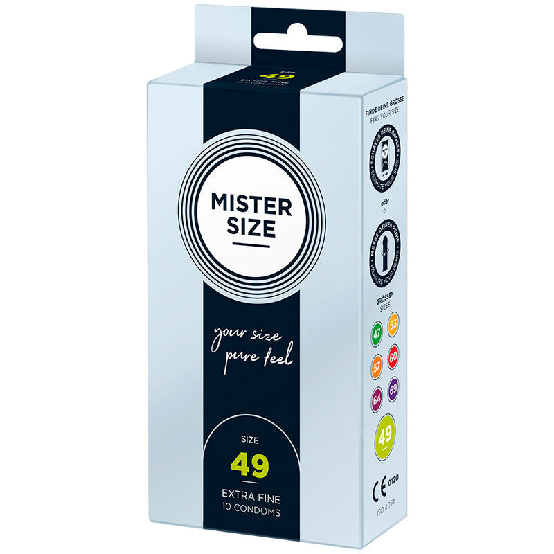MISTER SIZE - PRESERVATIVOS TALLA S 49 MM (10 UNIDADES) MISTER SIZE