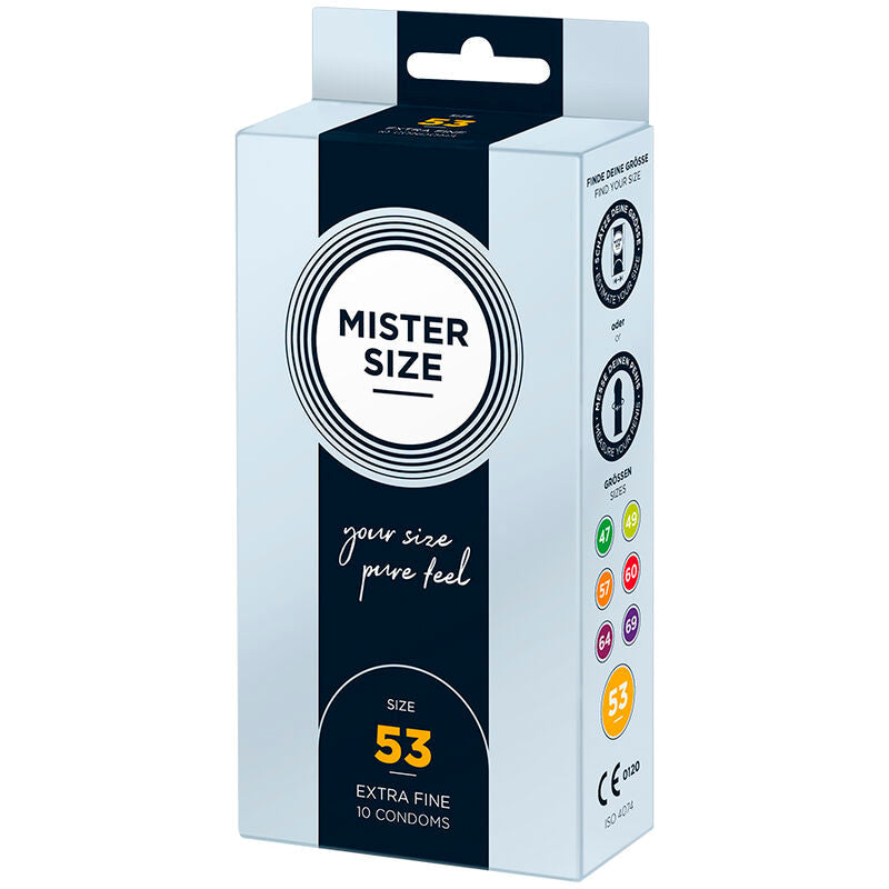 MISTER SIZE - PRESERVATIVOS TALLA M 53 MM (10 UNIDADES) MISTER SIZE