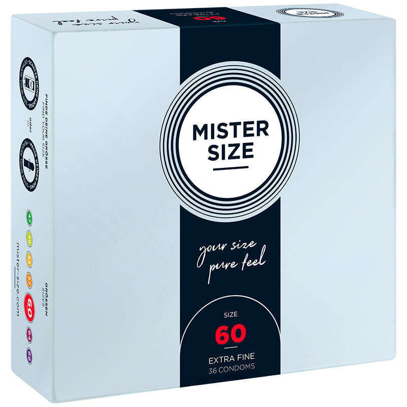 MISTER SIZE - PRESERVATIVOS TALLA XL 60 MM (36 UNIDADES) MISTER SIZE