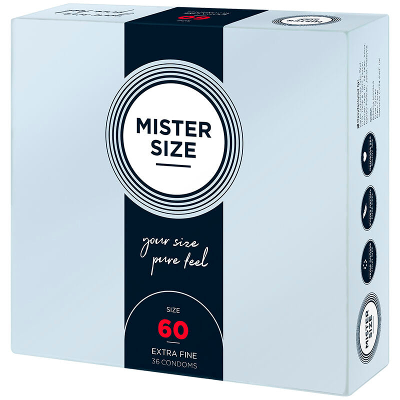 MISTER SIZE - PRESERVATIVOS TALLA XL 60 MM (36 UNIDADES) MISTER SIZE