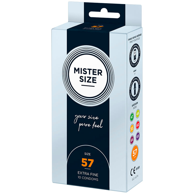 MISTER SIZE - PRESERVATIVOS TALLA L 57 MM (10 UNIDADES) MISTER SIZE