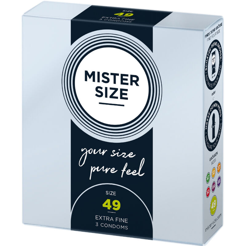 MISTER SIZE - PRESERVATIVOS TALLA S 49 MM (3 UNIDADES) MISTER SIZE