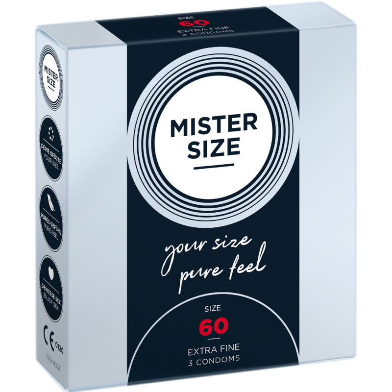 MISTER SIZE - PRESERVATIVOS TALLA XL 60 MM (3 UNIDADES) MISTER SIZE