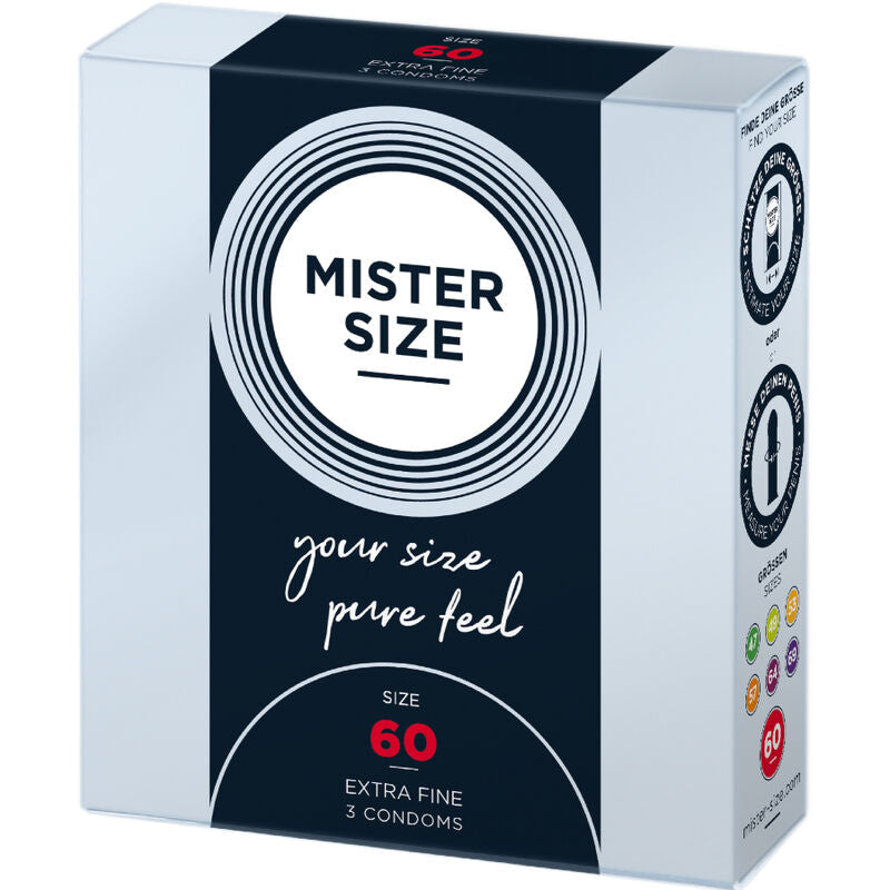 MISTER SIZE - PRESERVATIVOS TALLA XL 60 MM (3 UNIDADES) MISTER SIZE