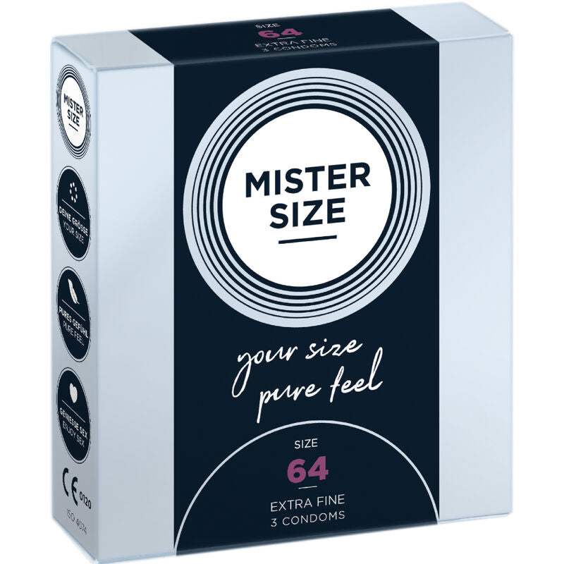 MISTER SIZE - PRESERVATIVOS TALLA XXL 64 MM (3 UNIDADES) MISTER SIZE