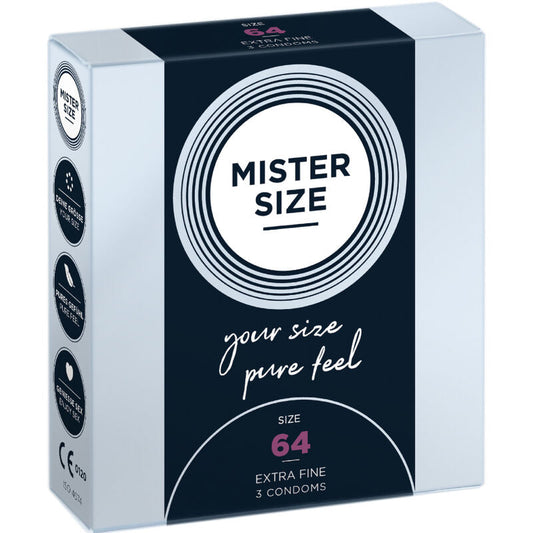 MISTER SIZE - PRESERVATIVOS TALLA XXL 64 MM (3 UNIDADES) MISTER SIZE