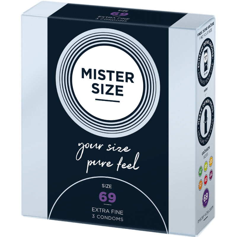MISTER SIZE - PRESERVATIVOS TALLA XXXL 69 MM (3 UNIDADES) MISTER SIZE