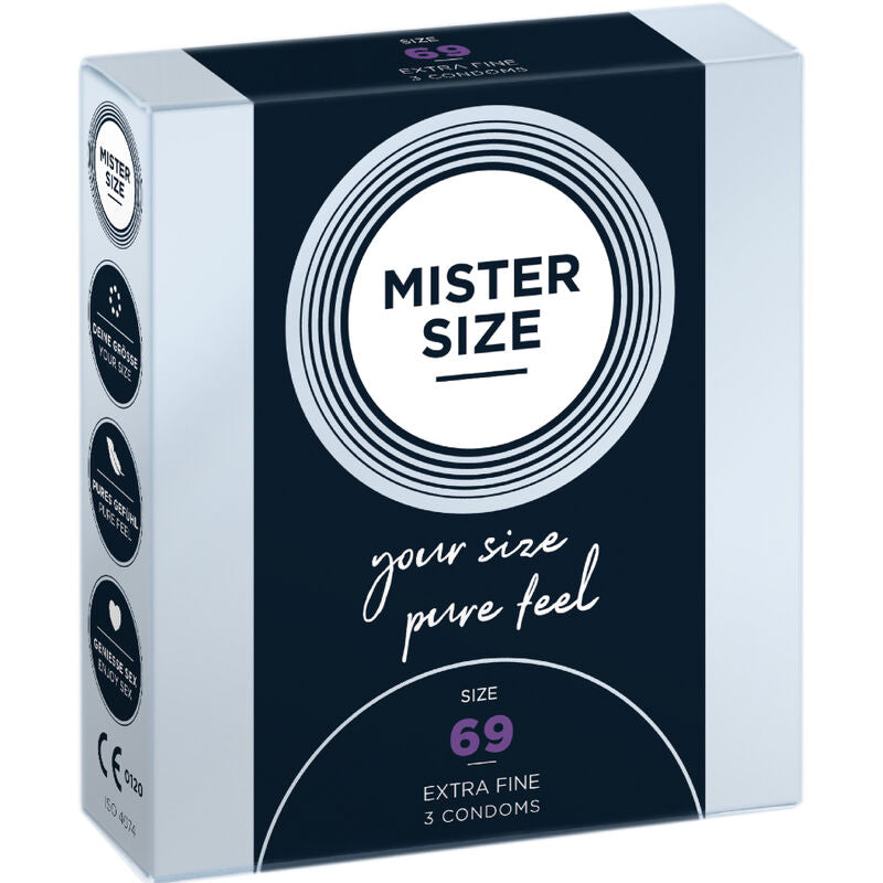 MISTER SIZE - PRESERVATIVOS TALLA XXXL 69 MM (3 UNIDADES) MISTER SIZE