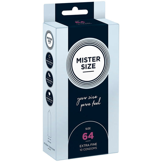 MISTER SIZE - PRESERVATIVOS TALLA XXL 64 MM (10 UNIDADES) MISTER SIZE