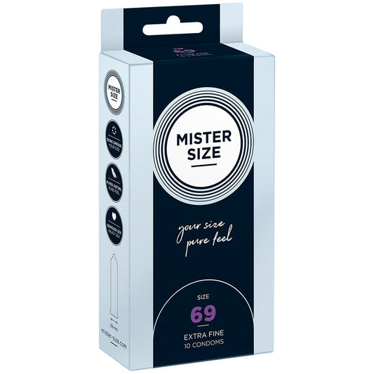 MISTER SIZE - PRESERVATIVOS TALLA XXXL 69 MM (10 UNIDADES) MISTER SIZE
