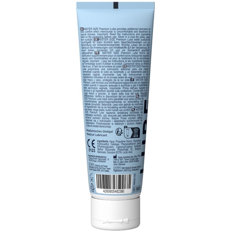 MISTER SIZE - LUBRICANTE PREMIUM 100 ML MISTER SIZE