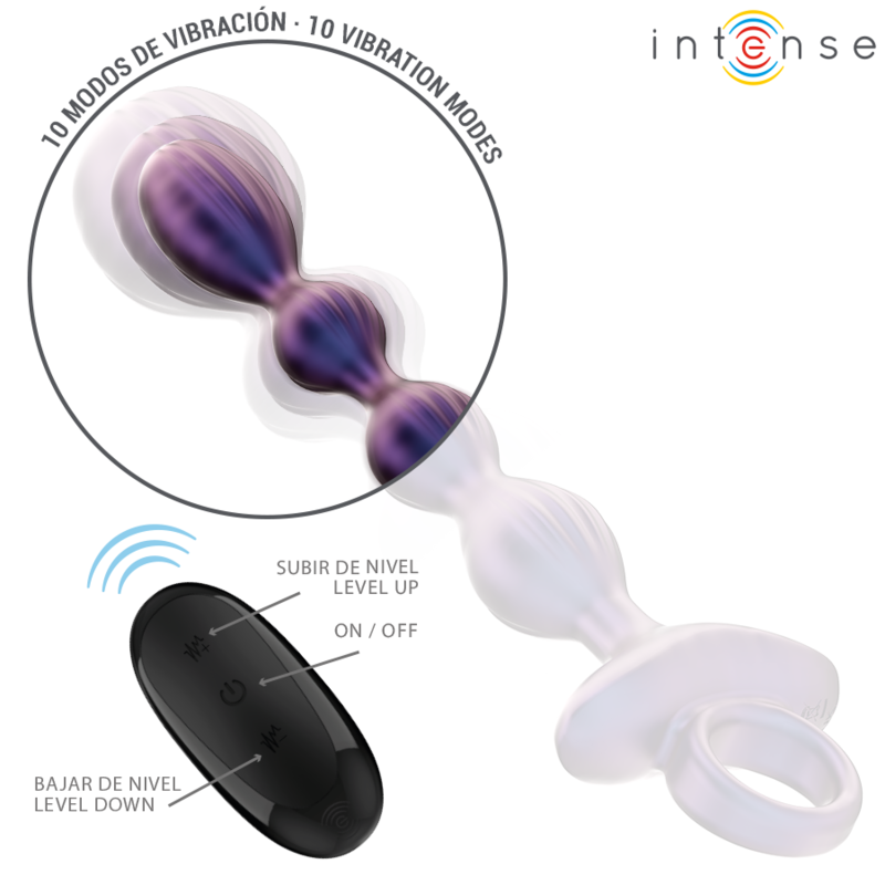 INTENSE - JACKIE PLUG ANAL VIBRADOR MODELO 1 CONTROL REMOTO INTENSE ANAL TOYS