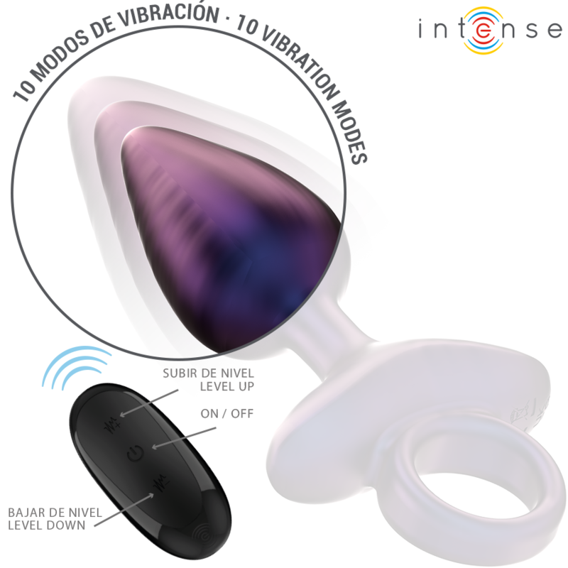 INTENSE - MICHAEL PLUG ANAL VIBRADOR MODELO 2 CONTROL REMOTO INTENSE ANAL TOYS