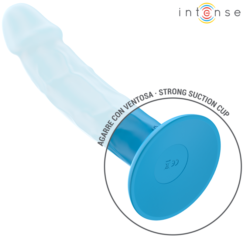 INTENSE - PHOEBE VIBRADOR REALÍSTICO 10 VIBRACIONES AZUL CONTROL REMOTO INTENSE FUN