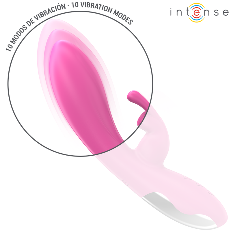 INTENSE - RANDALL VIBRADOR RABBIT 10 VIBRACIONES ROSA INTENSE FUN