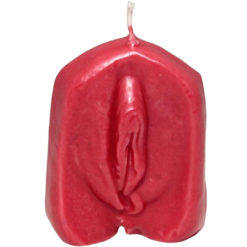 DIABLO PICANTE - VELA FORMA VAGINA ROJO DIABLO PICANTE