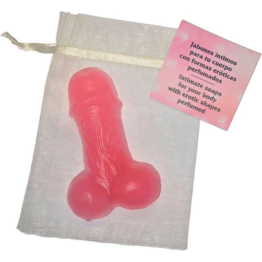 DIABLO PICANTE - JABÓN PERFUMADO FORMA PENE ROSA DIABLO PICANTE