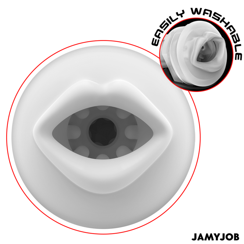 JAMYJOB - BLAZE MASTURBADOR BOCA AUTOMÁTICO 5 MODOS SUCCIÓN Y VIBRACIÓN JAMYJOB