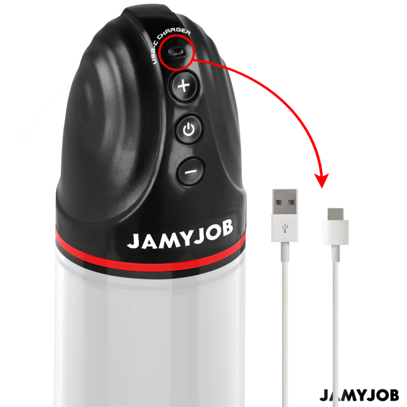 JAMYJOB - XPAND BOMBA AUTOMÁTICA 3 NIVELES DE SUCCIÓN GRIS JAMYJOB