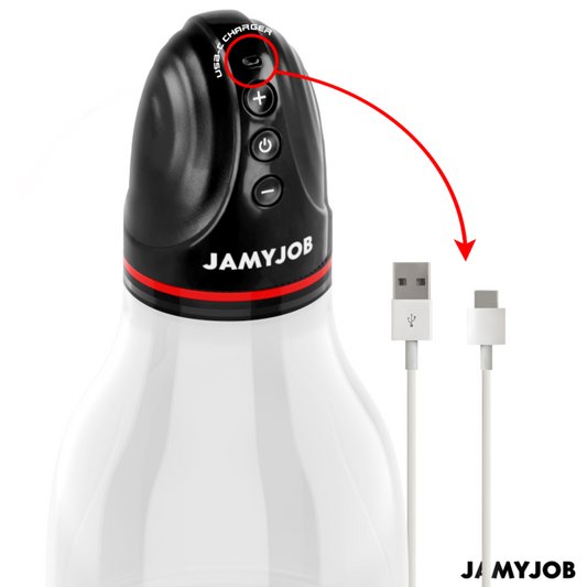JAMYJOB - XPAND LITE BOMBA AUTOMÁTICA DE TESTÍCULOS 3 NIVELES DE SUCCIÓN GRIS JAMYJOB