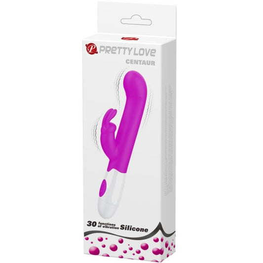 PRETTY LOVE - CENTAUR VIBRADOR RABBIT 30 MODOS DE VIBRACIÓN MORADO PRETTY LOVE