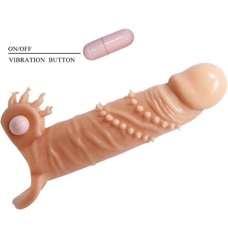 PRETTY LOVE - CONNOR FUNDA PARA PENE + ESTIMULADOR DE CLÍTORIS NATURAL PRETTY LOVE