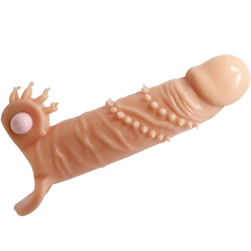 PRETTY LOVE - CONNOR FUNDA PARA PENE + ESTIMULADOR DE CLÍTORIS NATURAL PRETTY LOVE