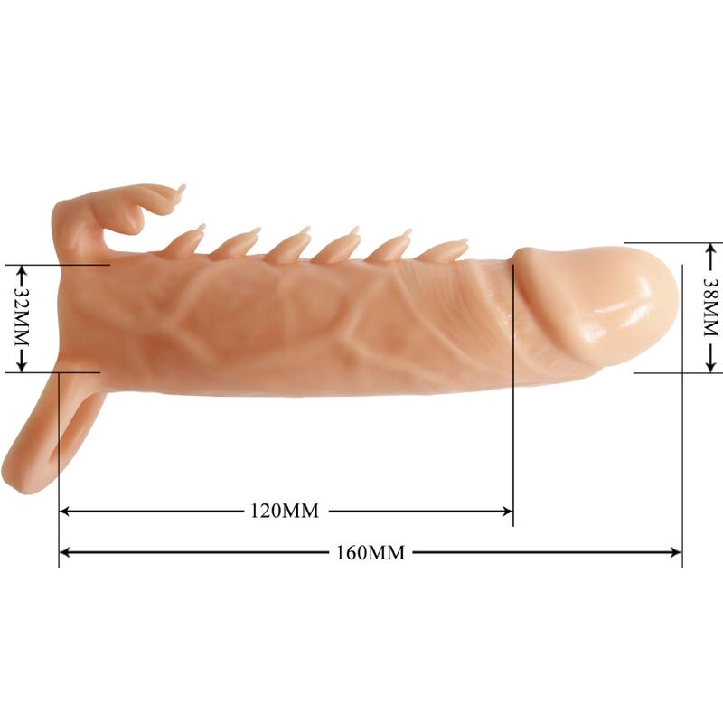 PRETTY LOVE - EMMIT FUNDA PARA PENE + ESTIMULADOR DE CLÍTORIS NATURAL PRETTY LOVE