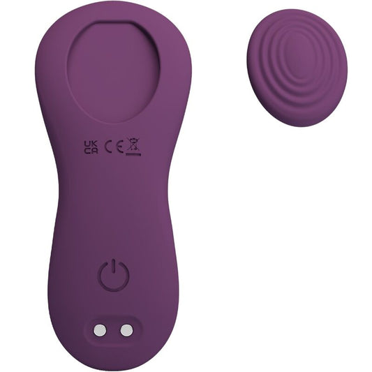 PRETTY LOVE - MANE MASAJEADOR LAY ON CLÍTORIS 10 VIBRACIONES CONTROL REMOTO MORADO PRETTY LOVE