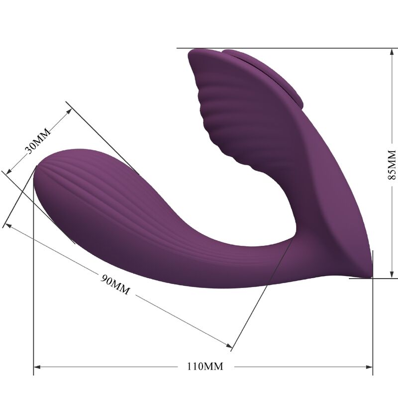 PRETTY LOVE - FRANZ MASAJEADOR & VIBRADOR APP GRATUTITA MORADO PRETTY LOVE