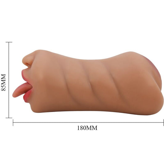CRAZY BULL - SARAH MASTURBADOR DOBLE BOCA & VAGINA NATURAL CRAZY BULL
