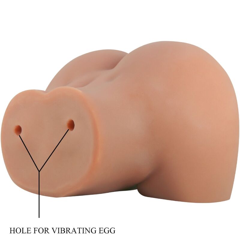 CRAZY BULL - MILA TRASERO VIBRADOR CON VAGINA Y ANO REALÍSTICO NATURAL CONTROL REMOTO CRAZY BULL