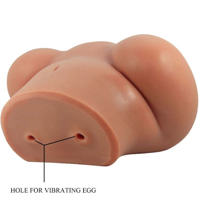 CRAZY BULL - LUNA TRASERO VIBRADOR CON VAGINA Y ANO REALÍSTICO NATURAL CONTROL REMOTO CRAZY BULL