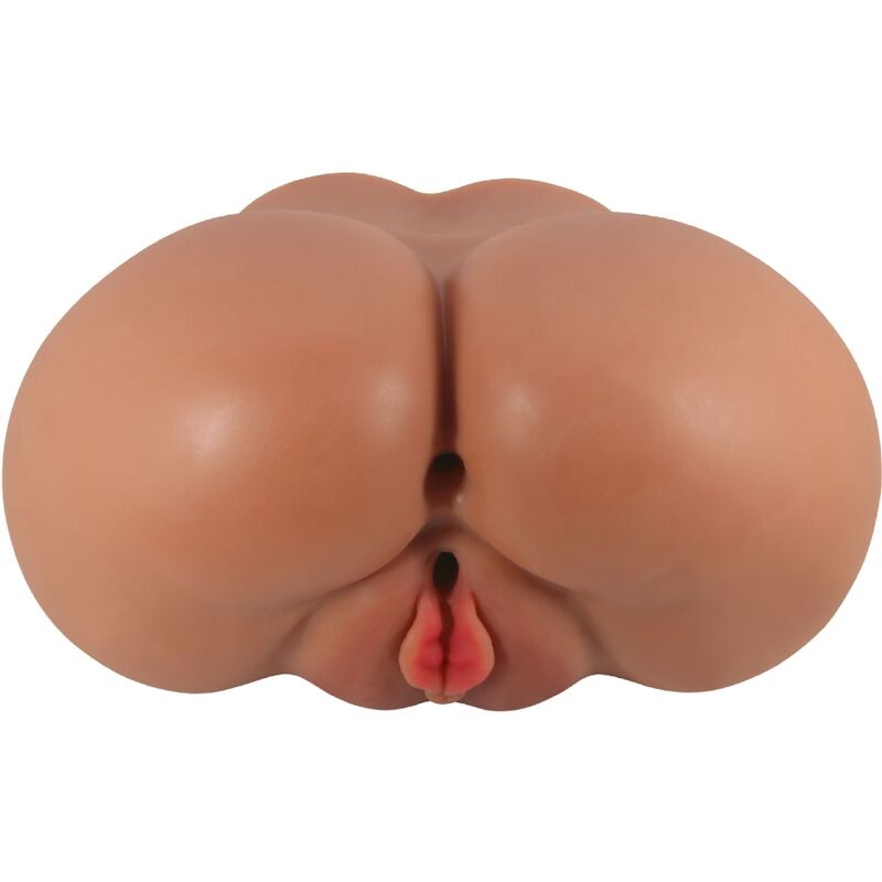 CRAZY BULL - LUNA TRASERO VIBRADOR CON VAGINA Y ANO REALÍSTICO NATURAL CONTROL REMOTO CRAZY BULL