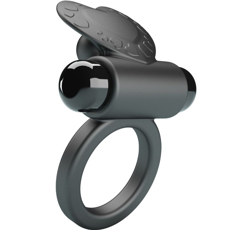PRETTY LOVE - DEBONAIRE ANILLO VIBRADOR CONEJO 10 VIBRACIONES NEGRO PRETTY LOVE