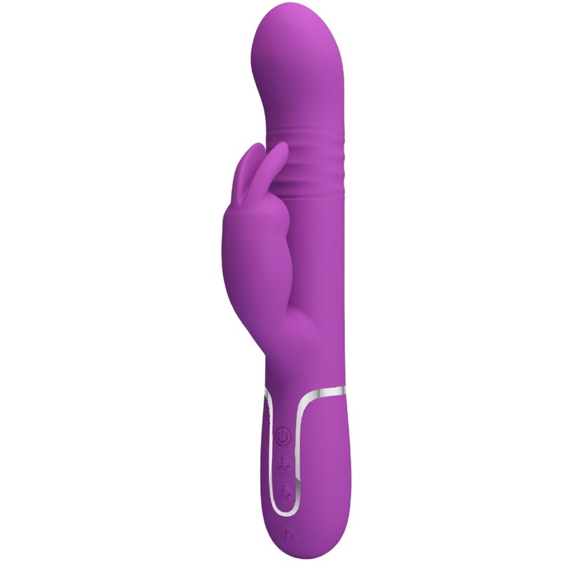 PRETTY LOVE - COALE VIBRADOR RABBIT MULTIFUNCIÓN 4 EN 1 MORADO PRETTY LOVE
