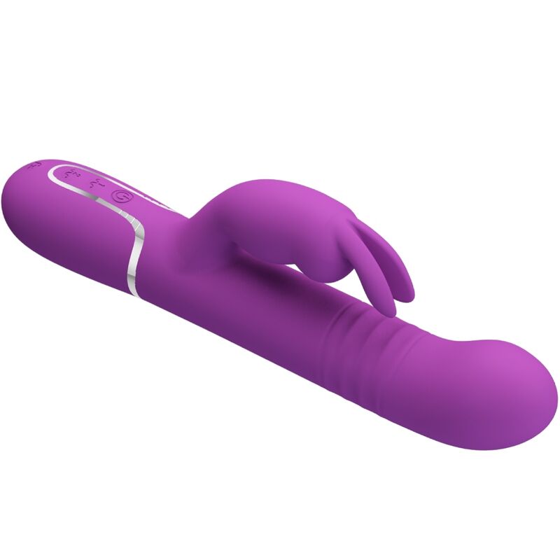 PRETTY LOVE - COALE VIBRADOR RABBIT MULTIFUNCIÓN 4 EN 1 MORADO PRETTY LOVE