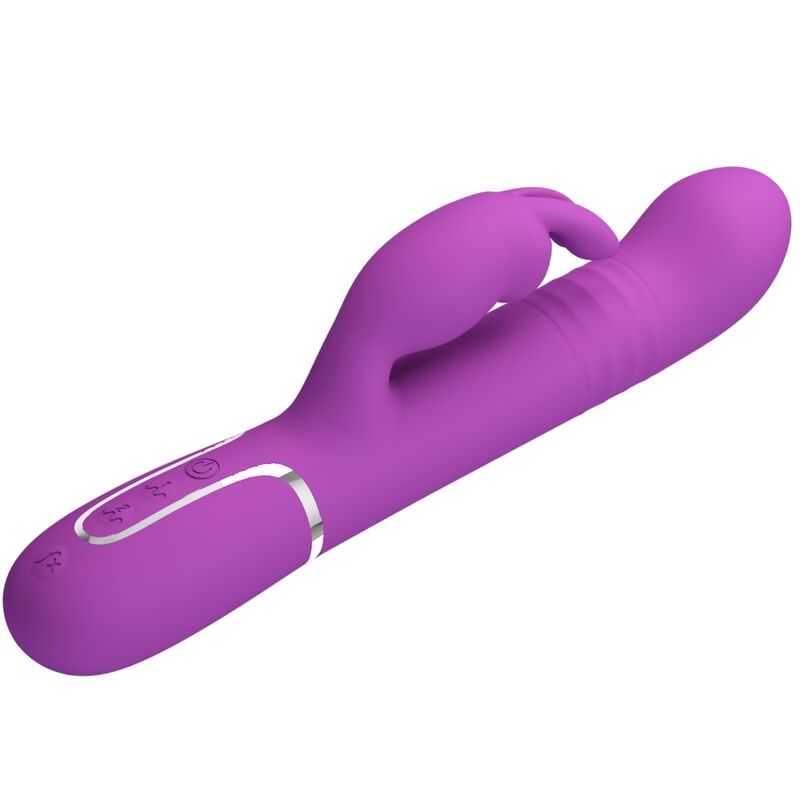 PRETTY LOVE - COALE VIBRADOR RABBIT MULTIFUNCIÓN 4 EN 1 MORADO PRETTY LOVE