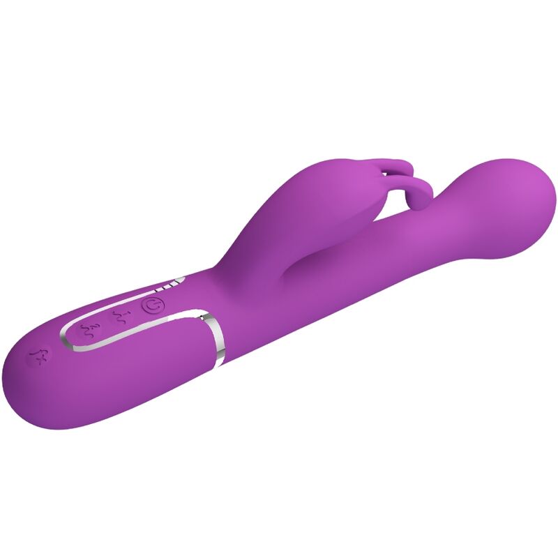 PRETTY LOVE - DEJON VIBRADOR RABBIT MULTIFUNCIÓN 3 EN 1 MORADO PRETTY LOVE