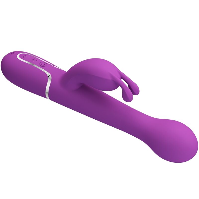 PRETTY LOVE - DEJON VIBRADOR RABBIT MULTIFUNCIÓN 3 EN 1 MORADO PRETTY LOVE