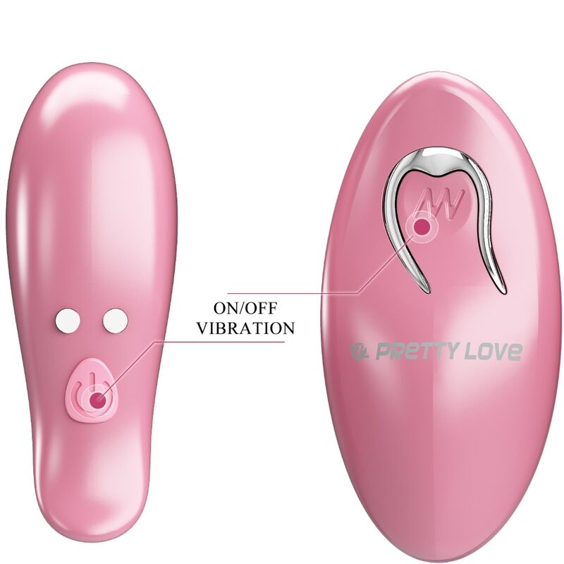 PRETTY LOVE - CAILEY PINZAS PARA PEZONES 10 VIBRACIONES CONTROL REMOTO ROSA PRETTY LOVE
