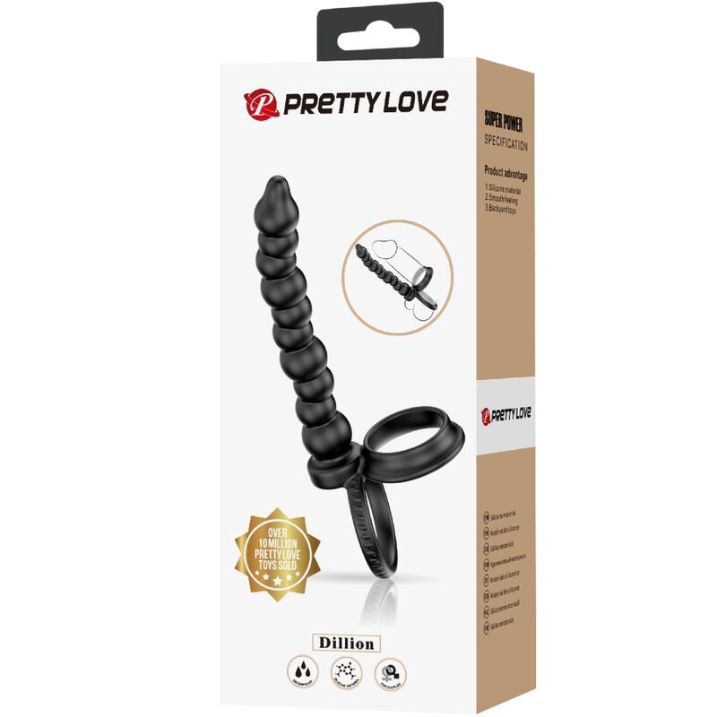 PRETTY LOVE - DILLION ANILLO PENE PARA DONLE PENETACIÓN NEGRO PRETTY LOVE