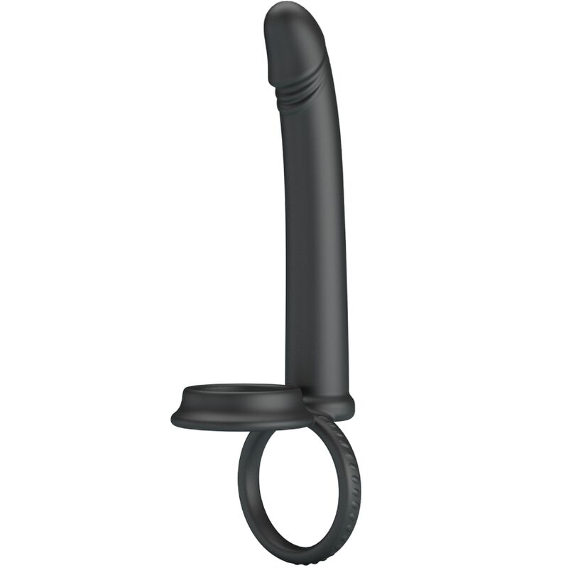PRETTY LOVE - MOSES ANILLO DOBLE PENE PARA DONLE PENETACIÓN NEGRO PRETTY LOVE