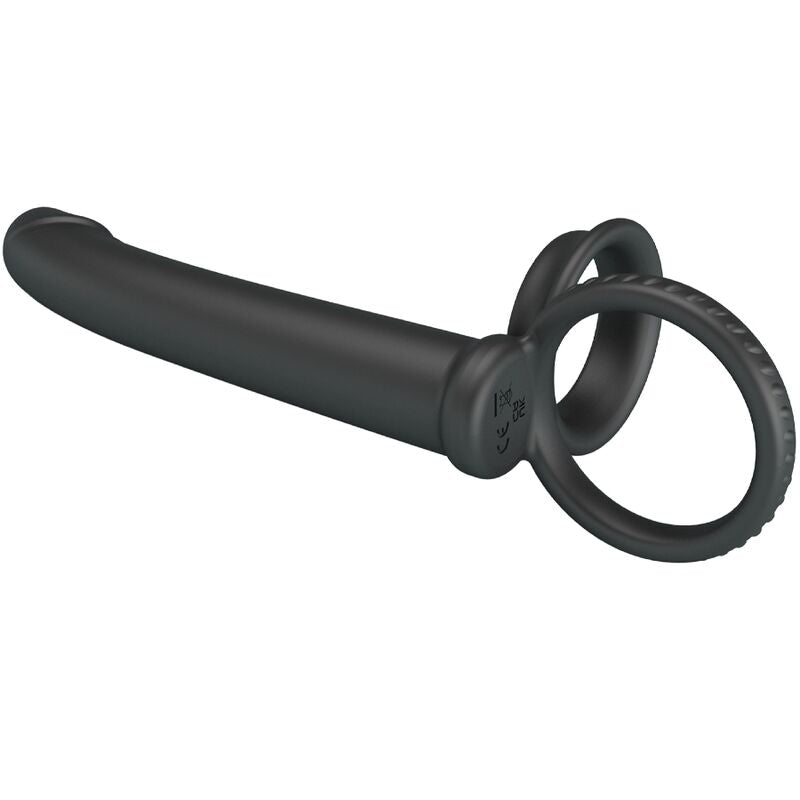 PRETTY LOVE - MOSES ANILLO DOBLE PENE PARA DONLE PENETACIÓN NEGRO PRETTY LOVE