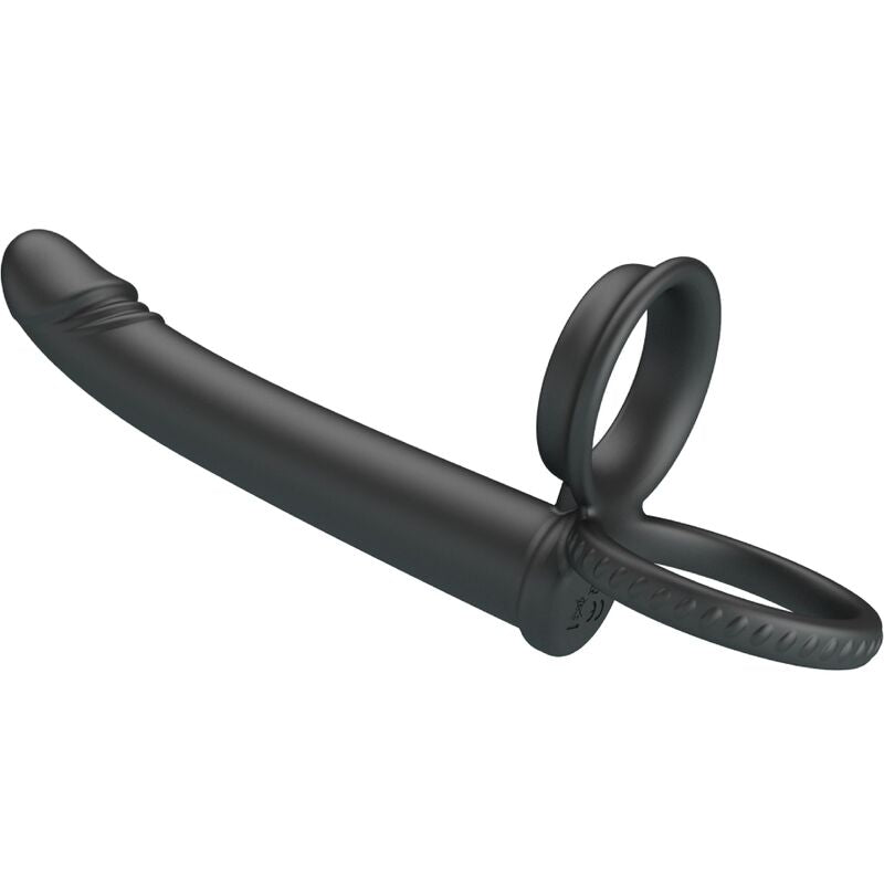 PRETTY LOVE - MOSES ANILLO DOBLE PENE PARA DONLE PENETACIÓN NEGRO PRETTY LOVE